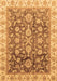 Machine Washable Oriental Brown Traditional Rug, wshabs3877brn