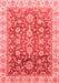 Oriental Red Traditional Area Rugs