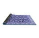 Sideview of Oriental Blue Traditional Rug, abs3877blu