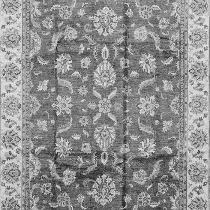 Machine Washable Oriental Gray Traditional Rug, wshabs3877gry