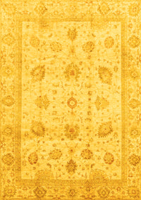 Oriental Yellow Traditional Rug, abs3878yw