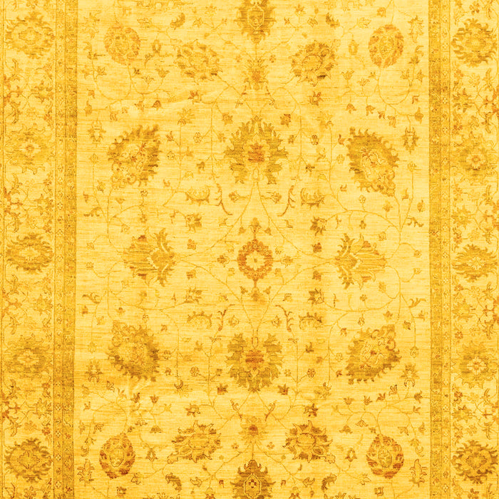 Oriental Yellow Traditional Rug, abs3878yw