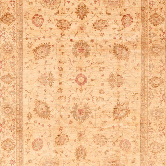 Machine Washable Abstract Orange Rug, wshabs3878