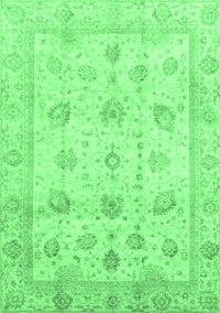 Oriental Emerald Green Traditional Rug, abs3878emgrn