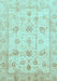 Oriental Light Blue Traditional Rug, abs3878lblu