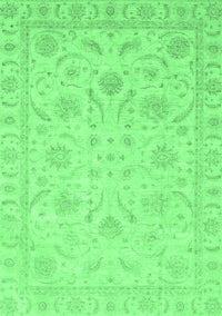 Oriental Emerald Green Traditional Rug, abs3879emgrn