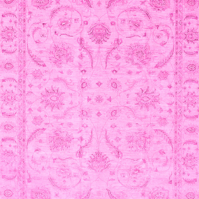 Machine Washable Oriental Pink Traditional Rug, wshabs3879pnk