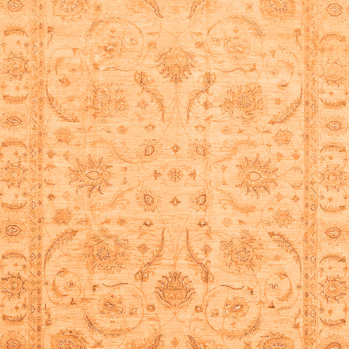 Oriental Orange Traditional Rug, abs3879org