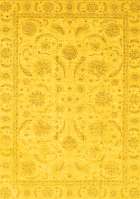 Oriental Yellow Traditional Rug, abs3879yw