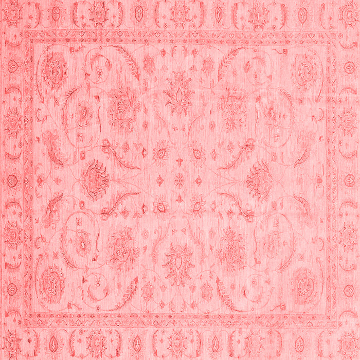 Machine Washable Oriental Red Traditional Rug, wshabs3879red