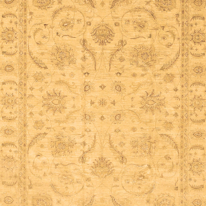 Machine Washable Oriental Brown Traditional Rug, wshabs3879brn