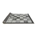 Sideview of Abstract Gray Modern Rug, abs387gry