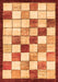 Abstract Orange Modern Rug, abs387org