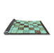 Sideview of Abstract Light Blue Modern Rug, abs387lblu