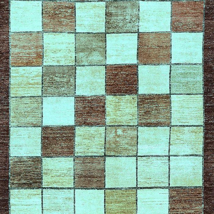 Abstract Light Blue Modern Rug, abs387lblu