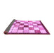 Sideview of Abstract Purple Modern Rug, abs387pur