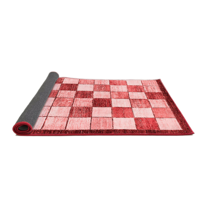 Abstract Red Modern Area Rugs