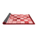 Abstract Red Modern Area Rugs