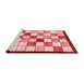 Modern Red Washable Rugs