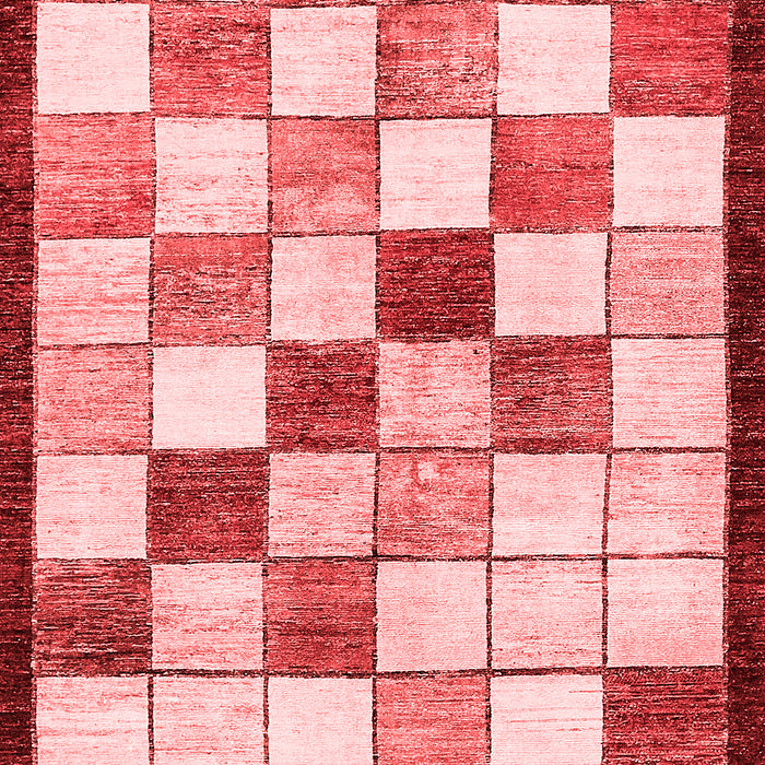 Abstract Red Modern Area Rugs