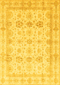 Oriental Yellow Traditional Rug, abs3880yw