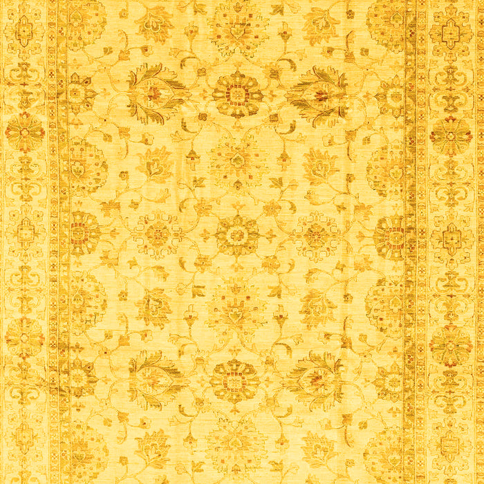 Oriental Yellow Traditional Rug, abs3880yw