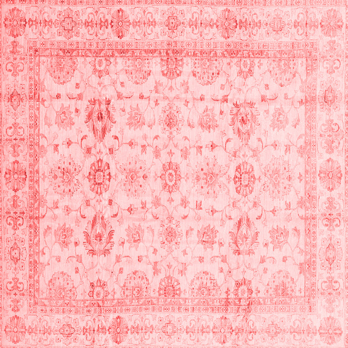 Machine Washable Oriental Red Traditional Rug, wshabs3880red