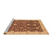 Sideview of Machine Washable Abstract Yellow Orange Rug, wshabs3881