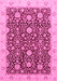 Oriental Pink Traditional Rug, abs3881pnk