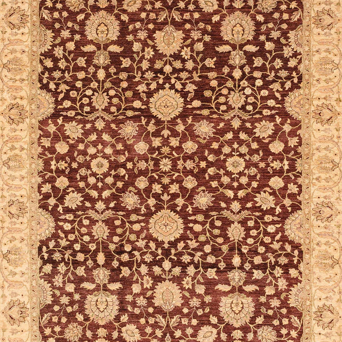 Machine Washable Abstract Yellow Orange Rug, wshabs3881