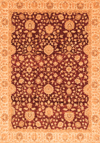 Oriental Orange Traditional Rug, abs3881org