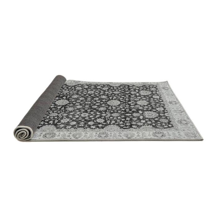 Sideview of Oriental Gray Traditional Rug, abs3881gry