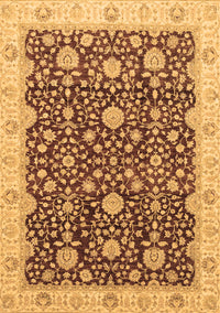 Oriental Brown Traditional Rug, abs3881brn