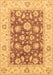 Machine Washable Oriental Brown Traditional Rug, wshabs3882brn