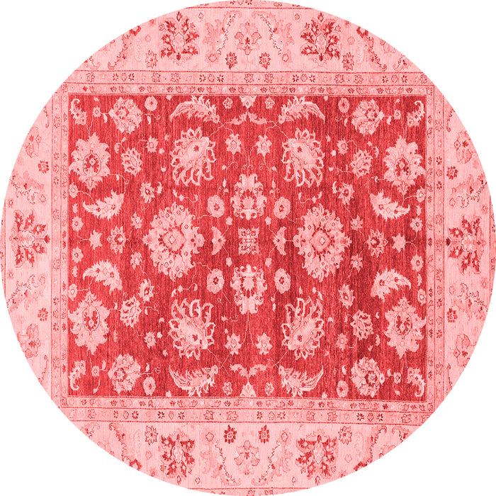 Machine Washable Oriental Red Traditional Rug, wshabs3882red