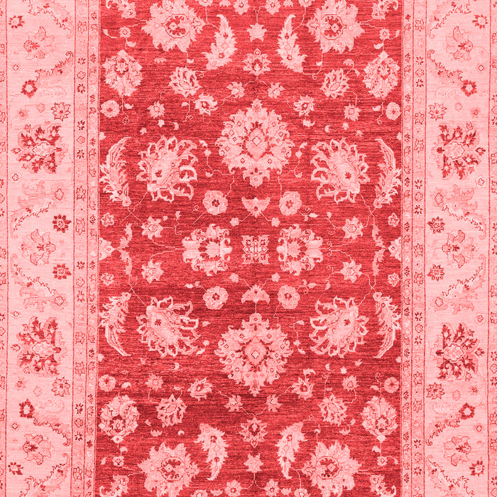 Machine Washable Oriental Red Traditional Rug, wshabs3882red