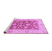 Sideview of Machine Washable Oriental Purple Traditional Area Rugs, wshabs3882pur