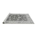 Sideview of Machine Washable Oriental Gray Traditional Rug, wshabs3882gry