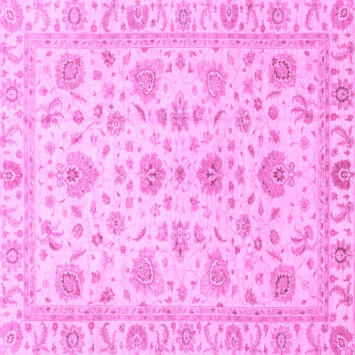 Square Oriental Purple Traditional Rug, abs3883pur