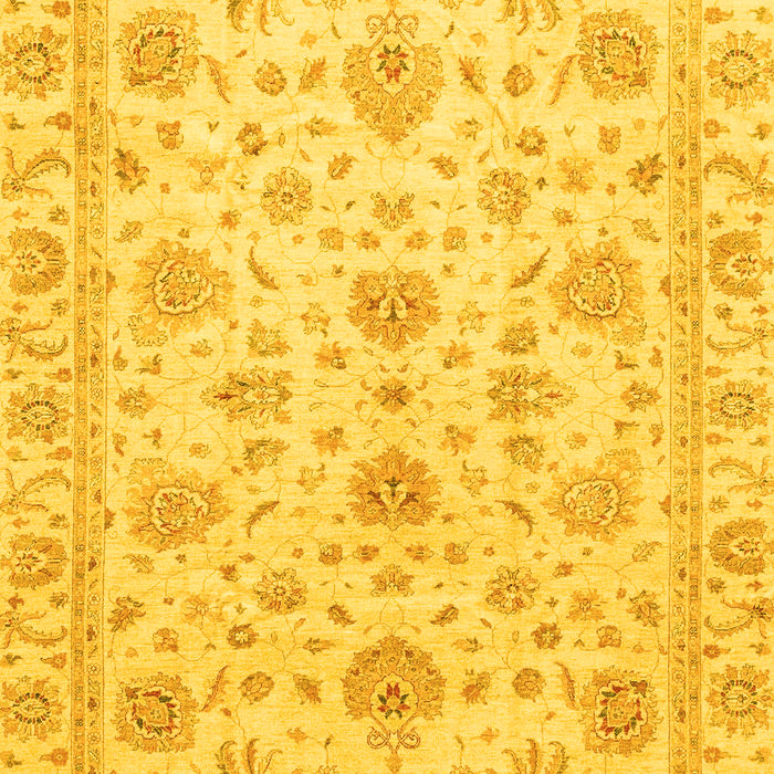 Oriental Yellow Traditional Rug, abs3883yw