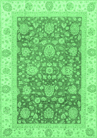 Oriental Emerald Green Traditional Rug, abs3884emgrn