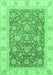 Oriental Emerald Green Traditional Rug, abs3884emgrn