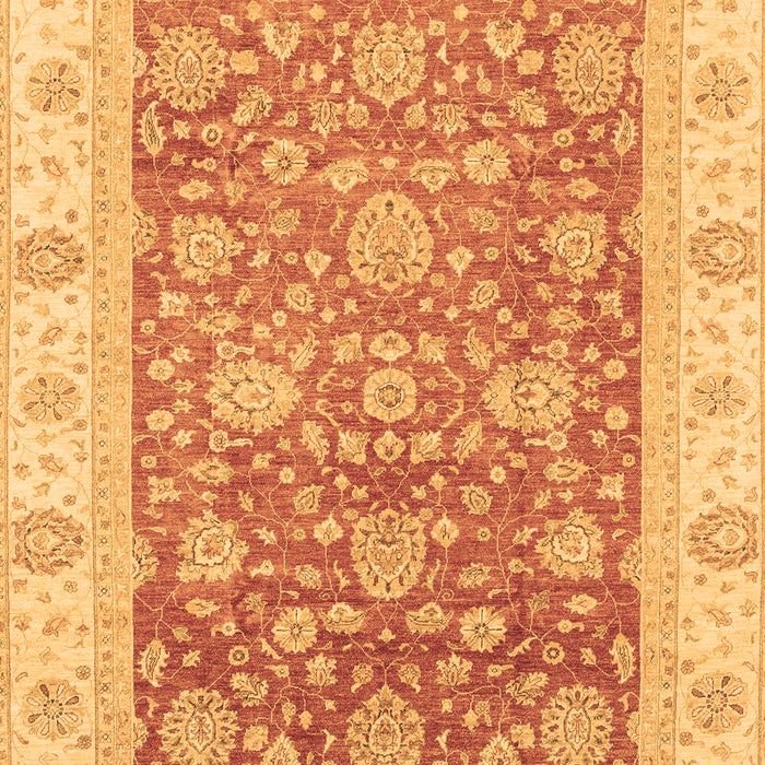 Machine Washable Oriental Brown Traditional Rug, wshabs3884brn