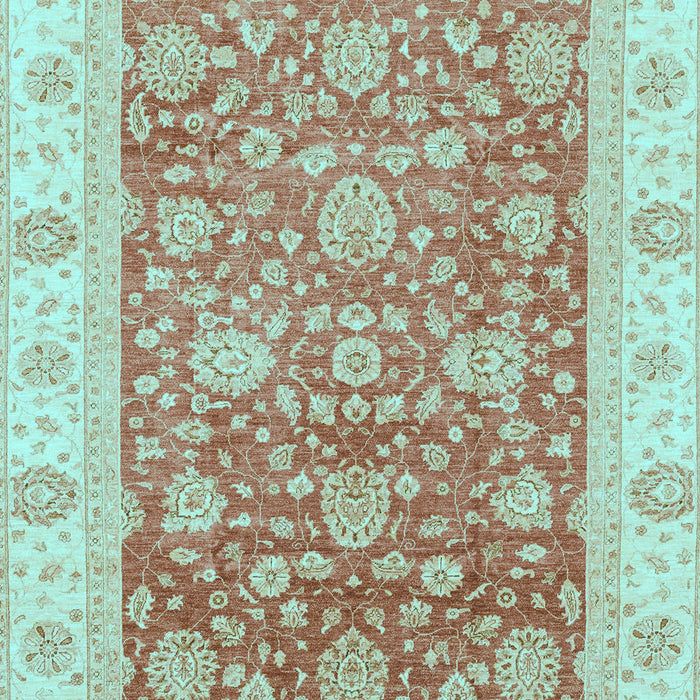 Oriental Light Blue Traditional Rug, abs3884lblu