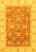 Oriental Yellow Traditional Rug, abs3884yw