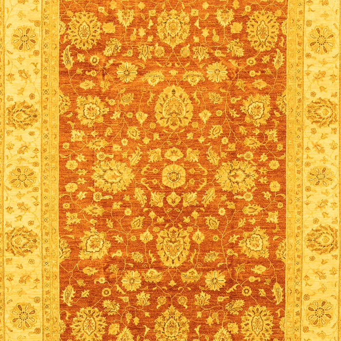 Oriental Yellow Traditional Rug, abs3884yw