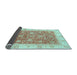 Sideview of Oriental Light Blue Traditional Rug, abs3884lblu