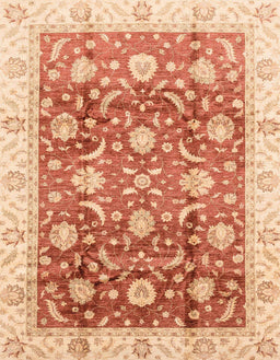 Abstract Orange Red Oriental Rug, abs3885