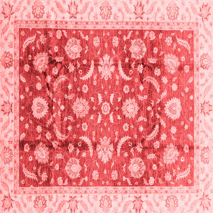 Machine Washable Oriental Red Traditional Rug, wshabs3885red