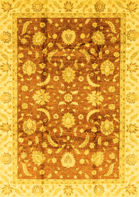 Oriental Yellow Traditional Rug, abs3885yw